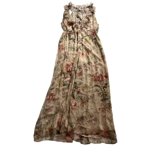 Zimmermann Mercer Ruffle Jumpsuit in Cream